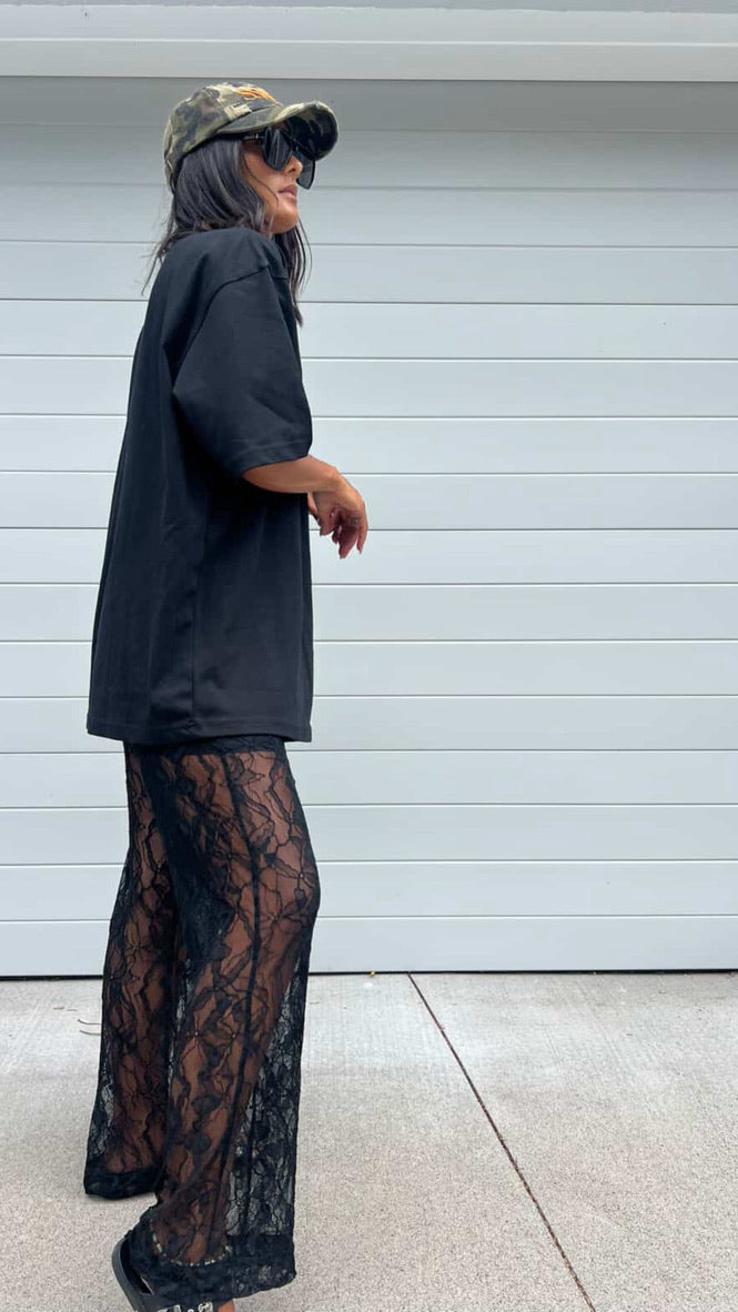 FEDERATION // Laces Pants BLACK
