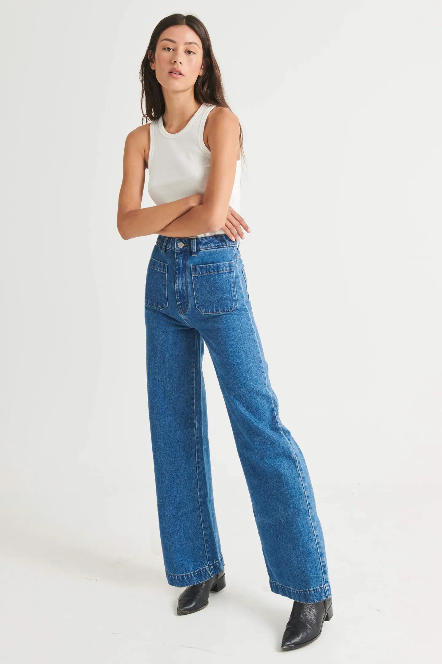 ROLLAS // Sailor Jean ASHLEY BLUE LONG