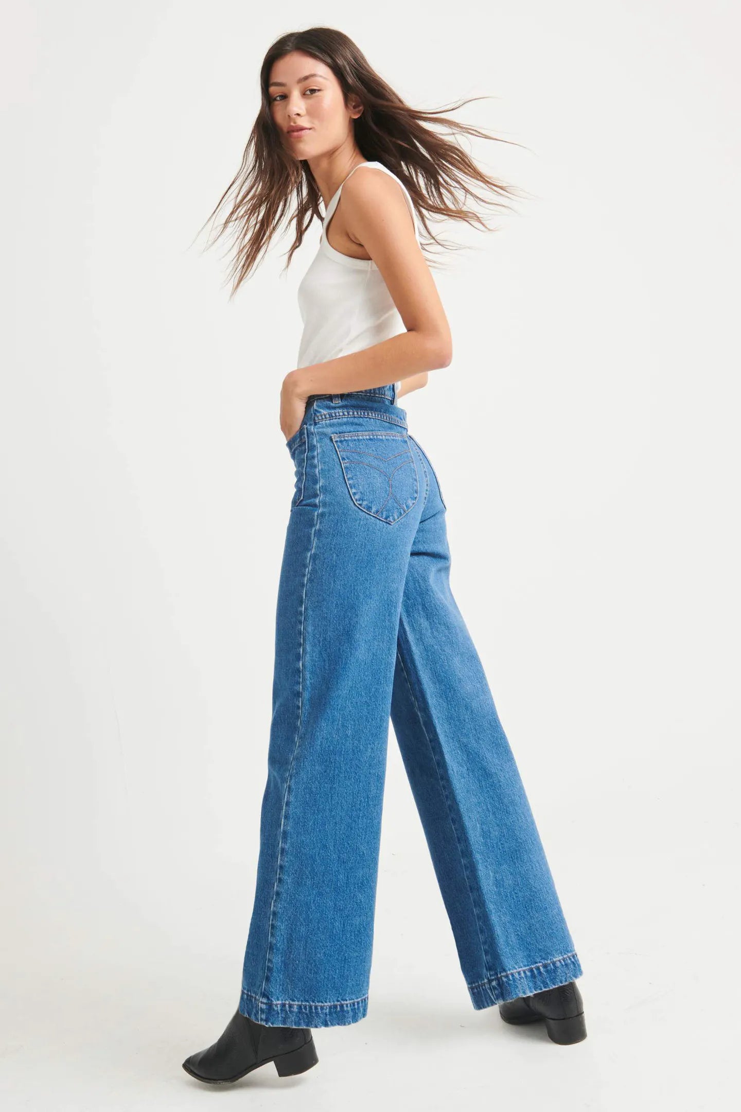 ROLLAS // Sailor Jean ASHLEY BLUE LONG