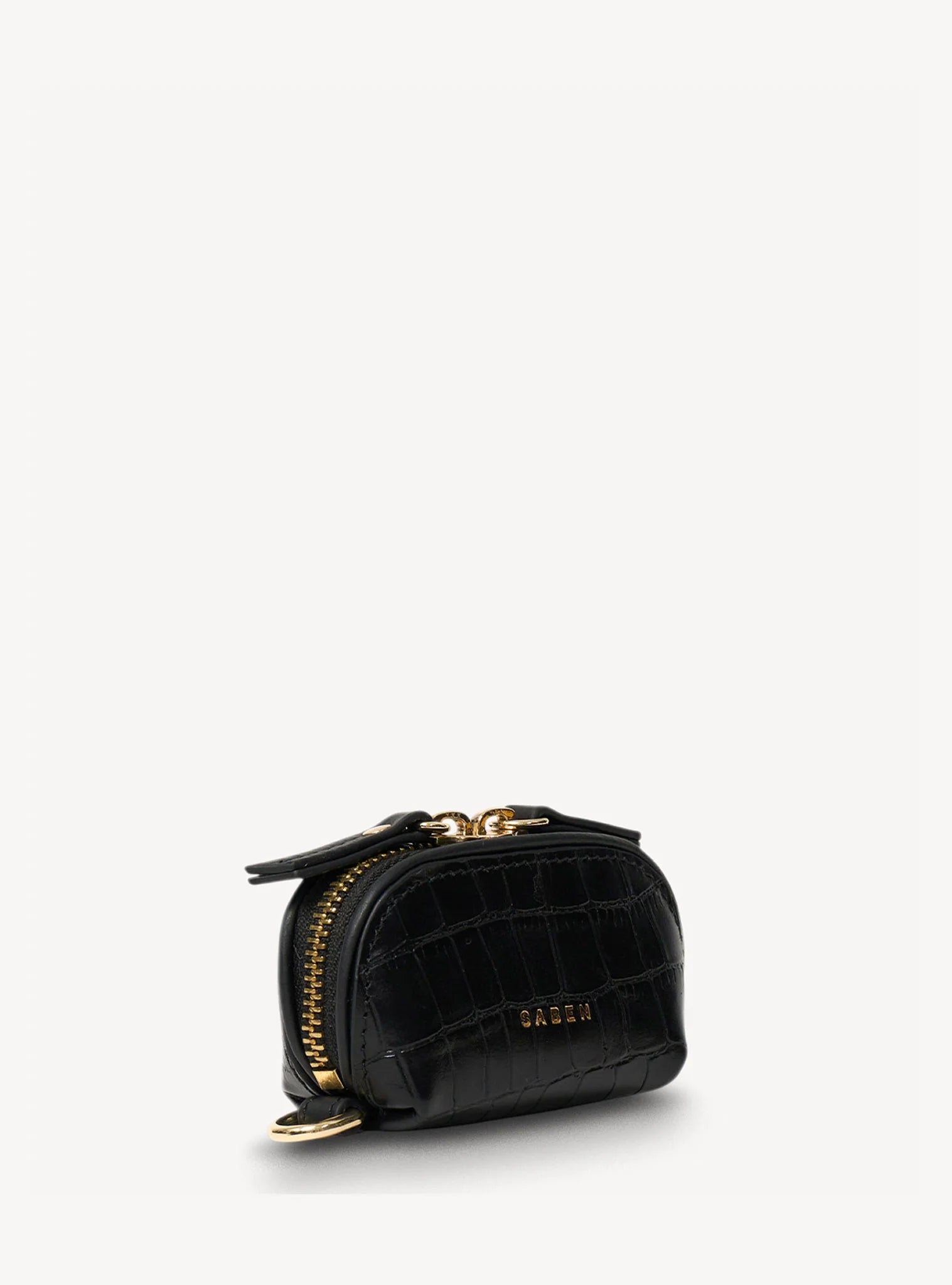 Tarin Pouch BLACK CROC
