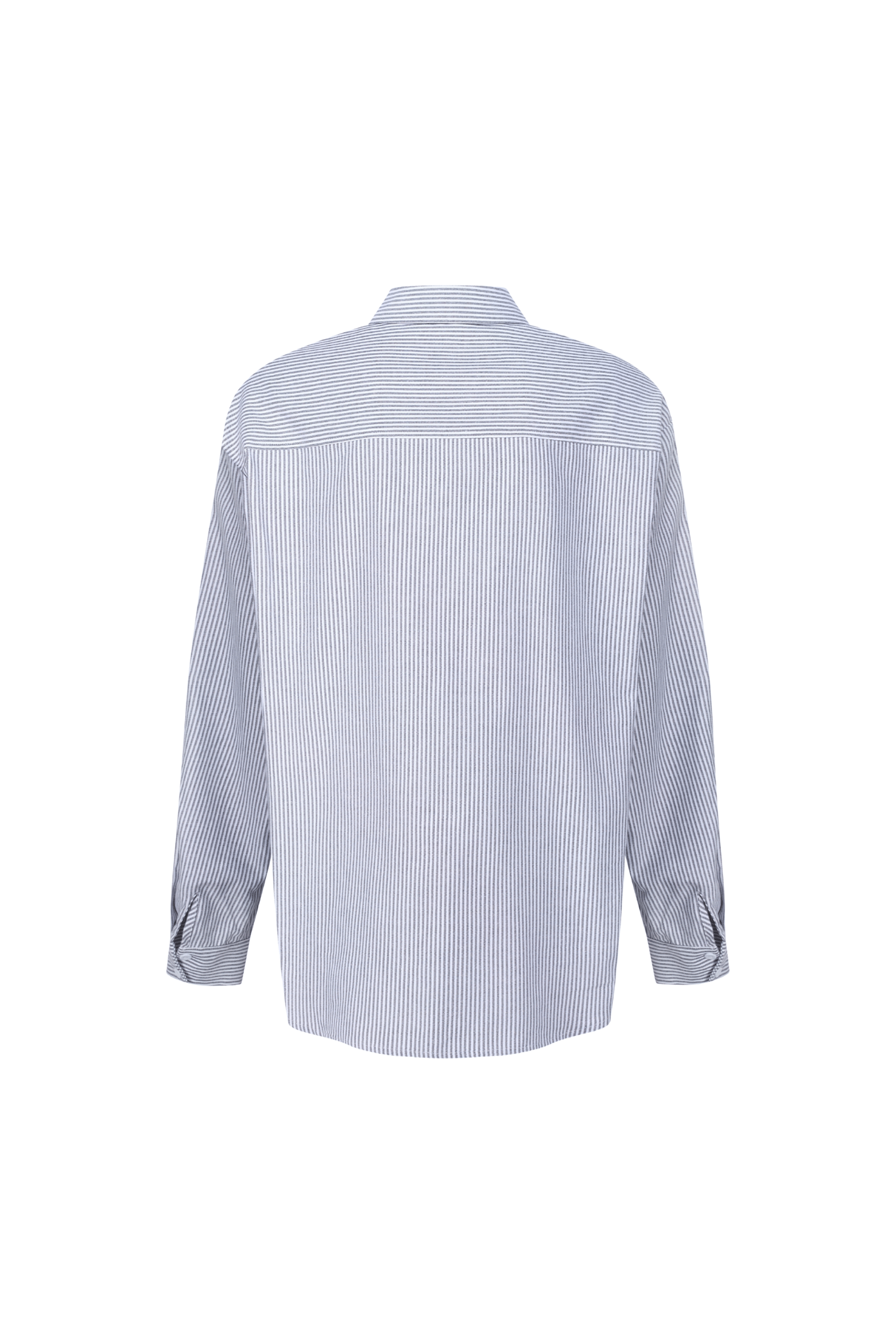 COMMONPLACE // Beach Cottage Shirt BLACK WHITE STRIPE