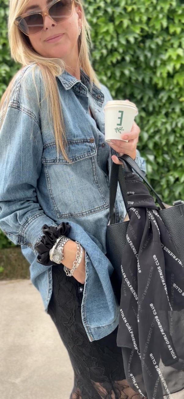 ONE TEASPOON // Essential Denim Shirt BLUE CRUSH