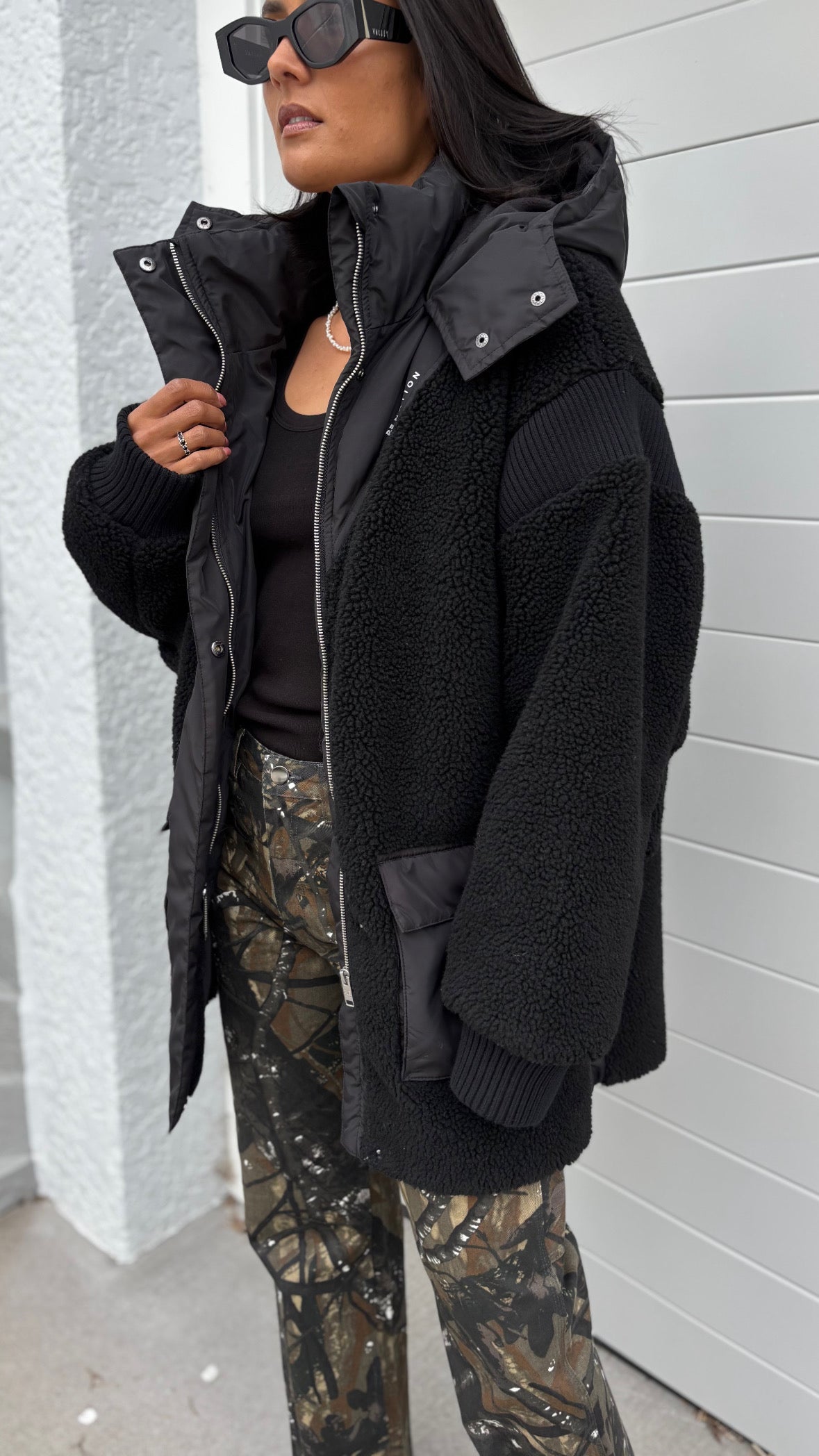 PRE-LOVED // P.E NATION District Jacket BLACK