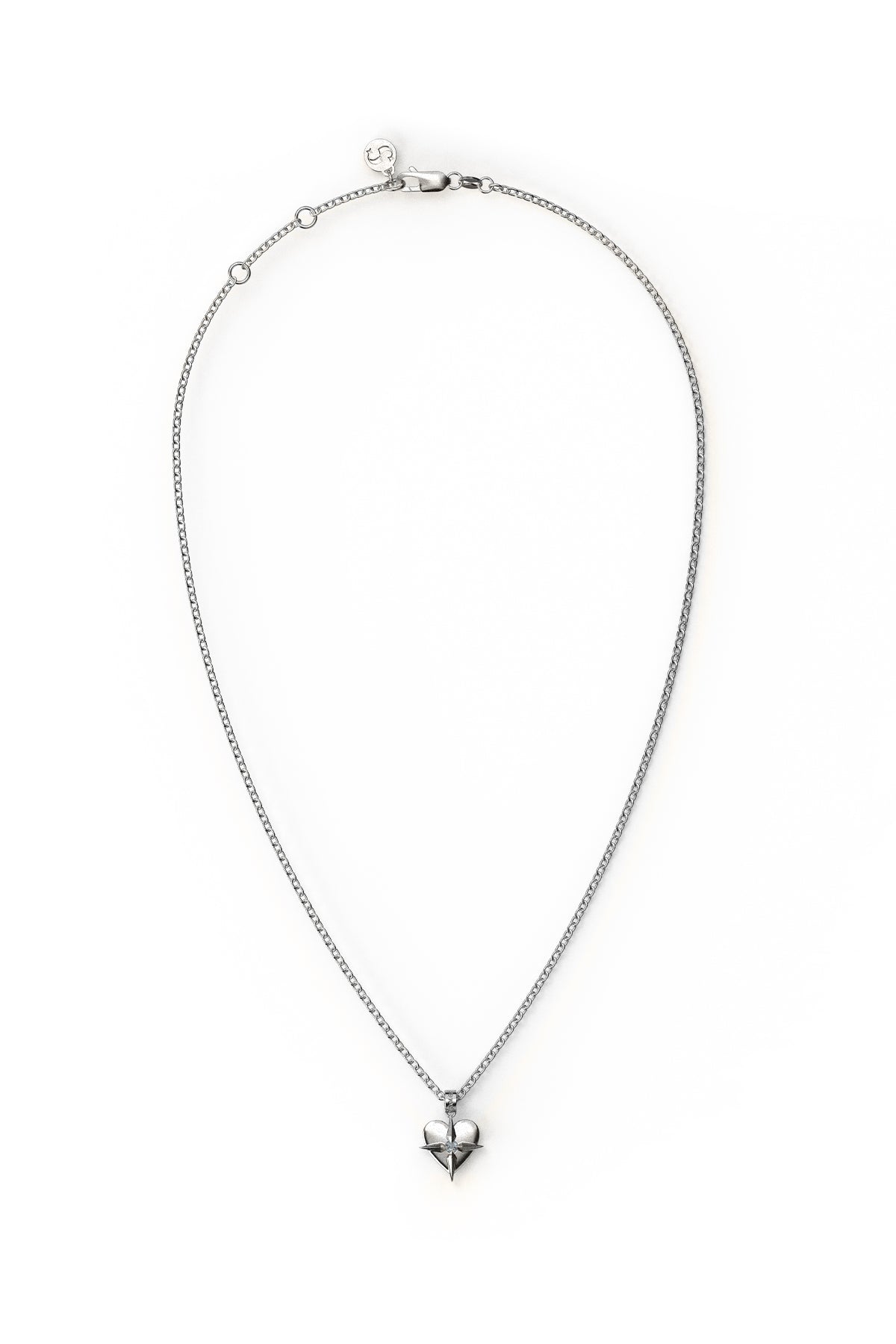 SGC // Birthstone Heart Necklace DECEMBER / SWISS BLUE TOPAZ