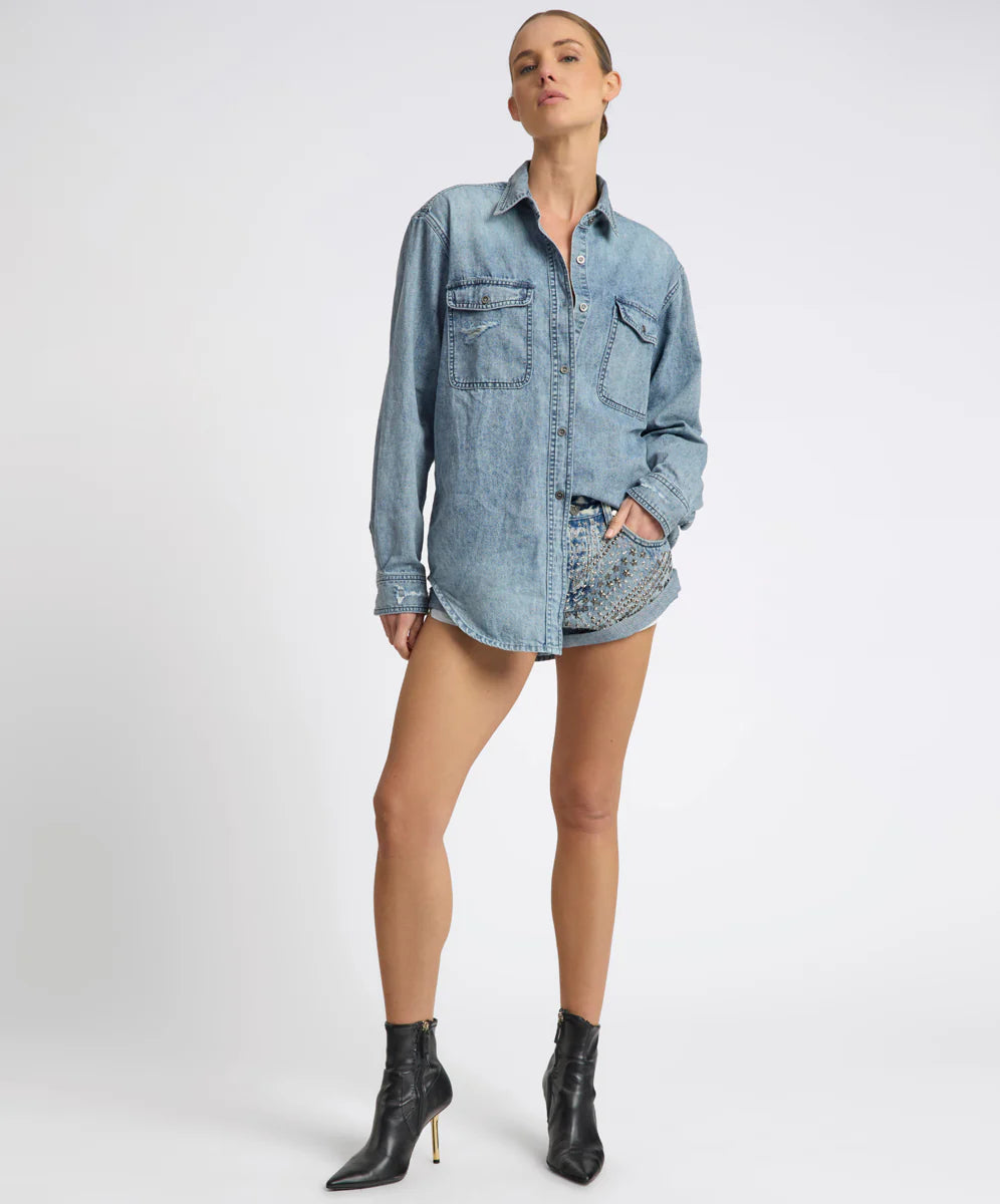 ONE TEASPOON // Limited Edition Denim Shirt SALTY DOG