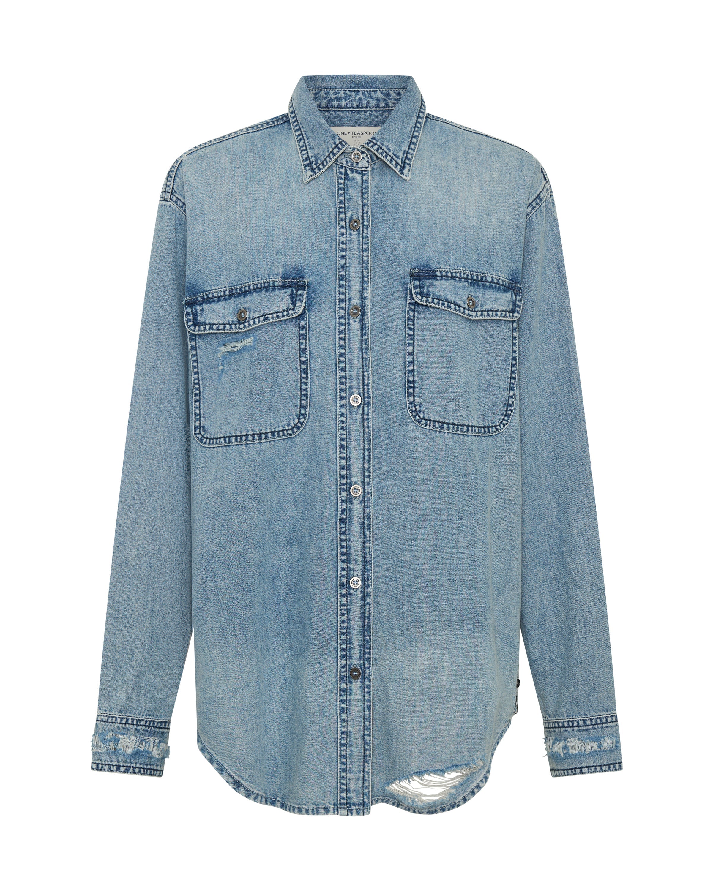 ONE TEASPOON // Limited Edition Denim Shirt SALTY DOG