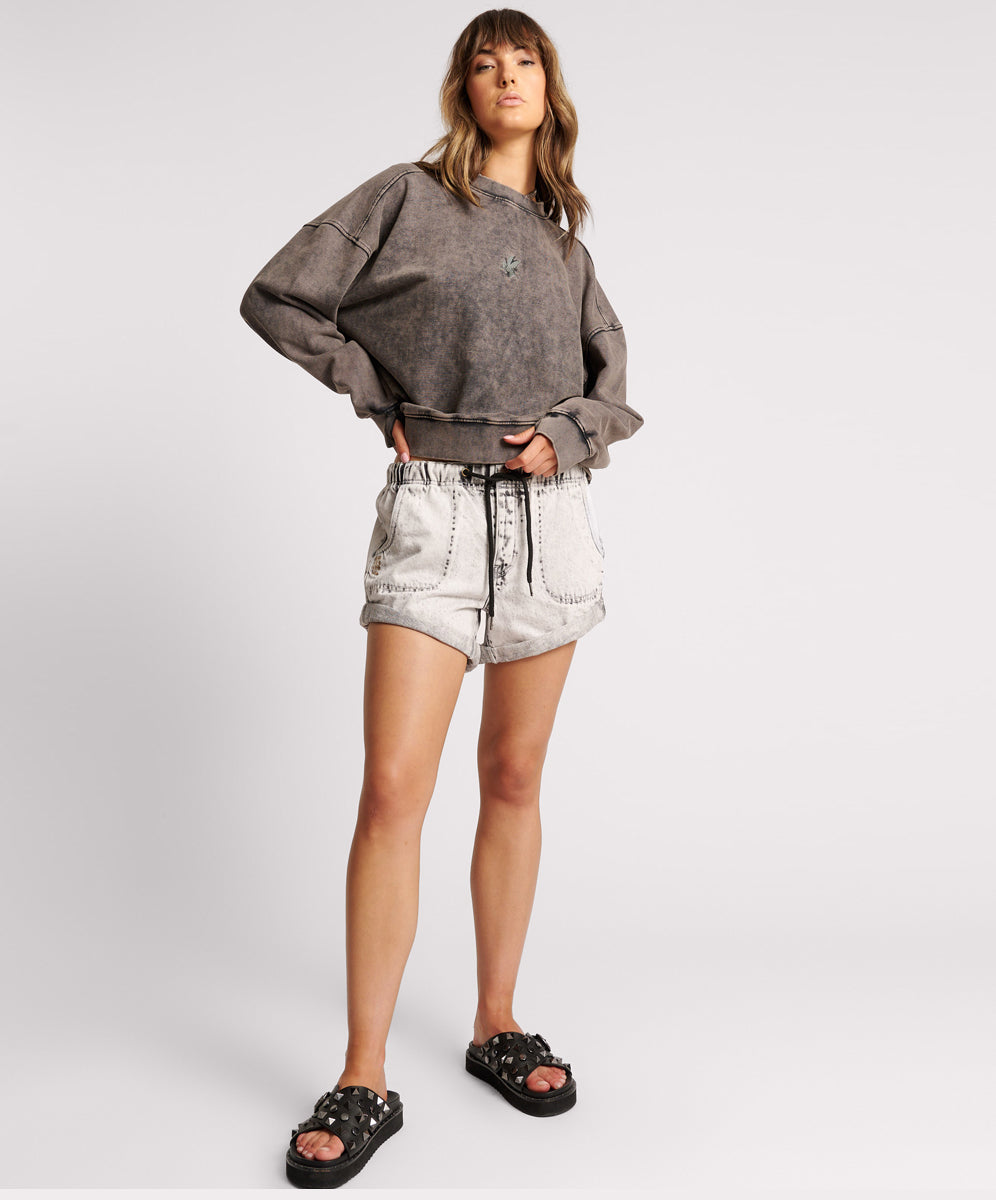 ONE TEASPOON // Bower Bird Sweater CHARCOAL