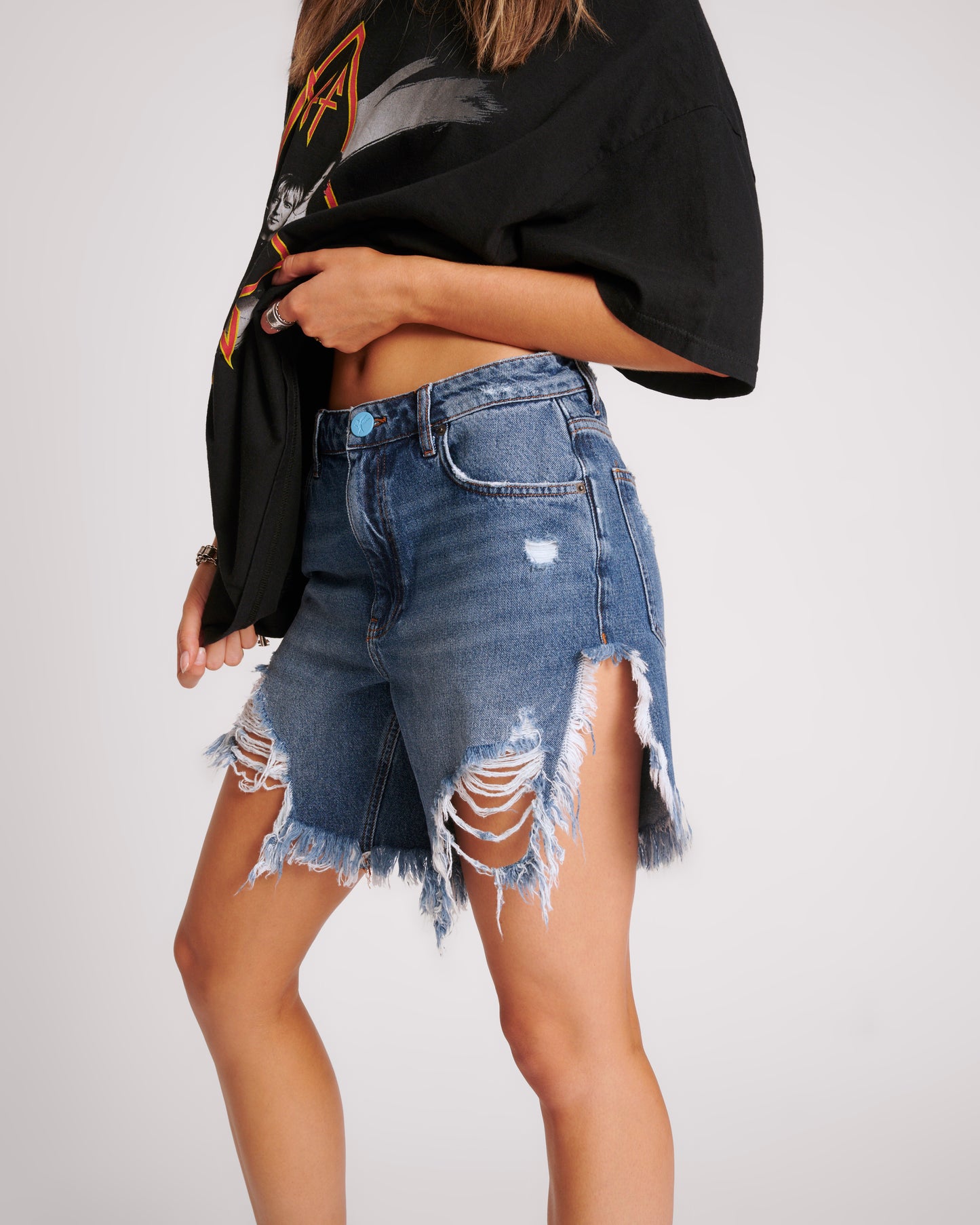 ONE TEASPOON // Frankies High Waist BLUE THUNDER