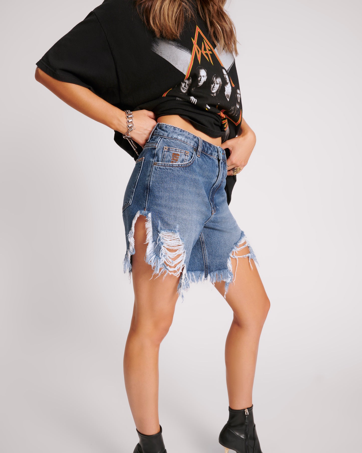ONE TEASPOON // Frankies High Waist BLUE THUNDER