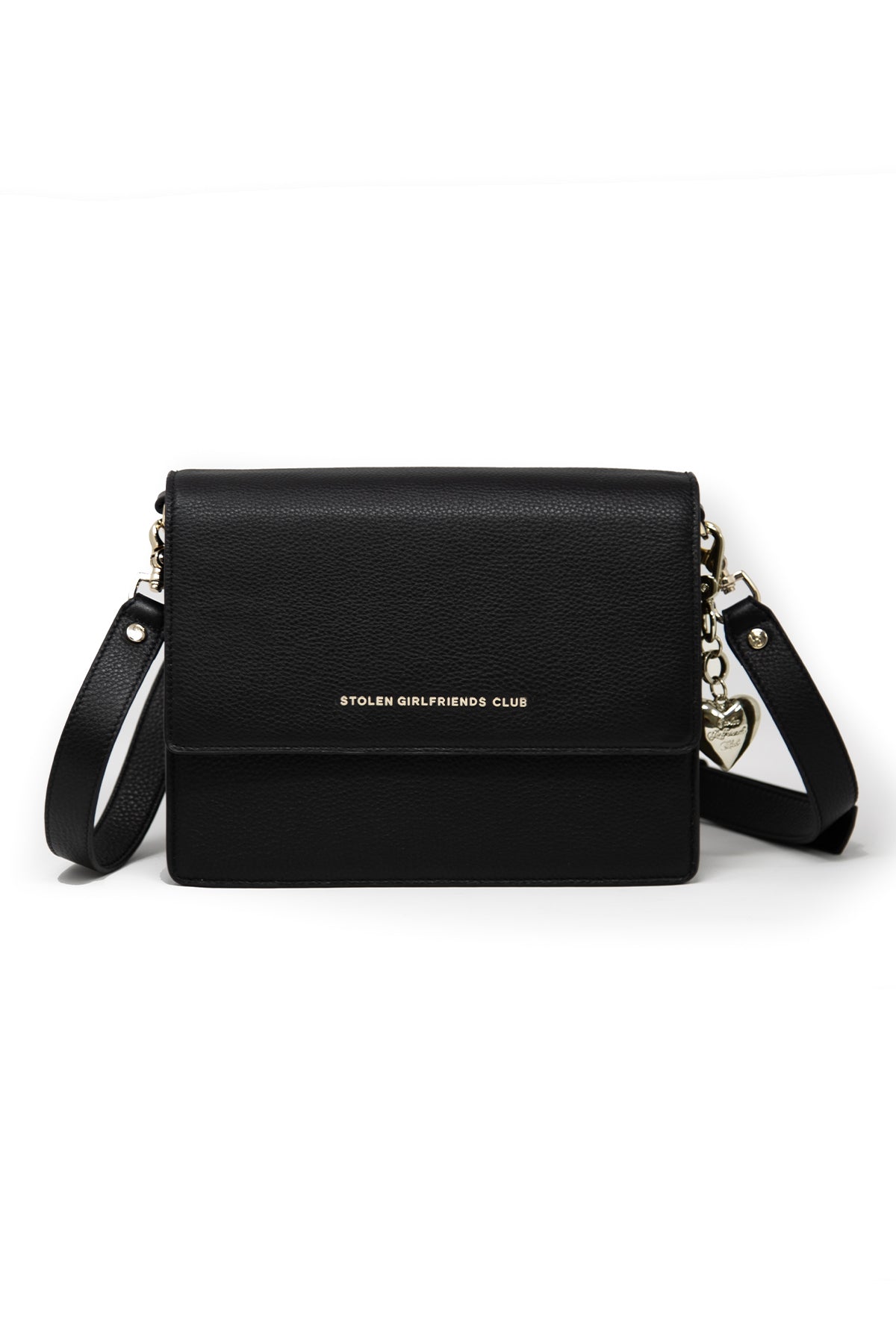 STOLEN GIRLFRIENDS CLUB // Big Trouble Bag BLACK/GOLD