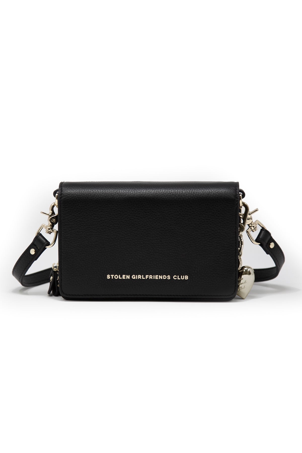 STOLEN GIRLFRIENDS CLUB // Little Trouble Bag BLACK/GOLD