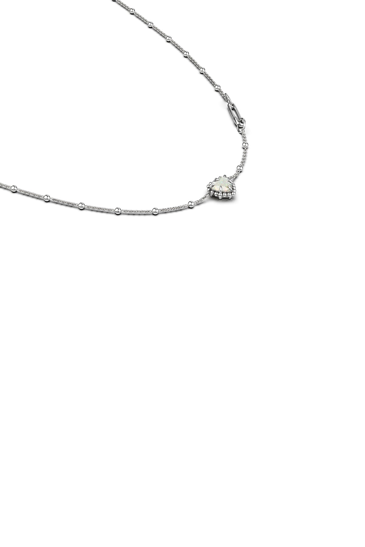 SGC // Dahlia's Heart Necklace OPAL