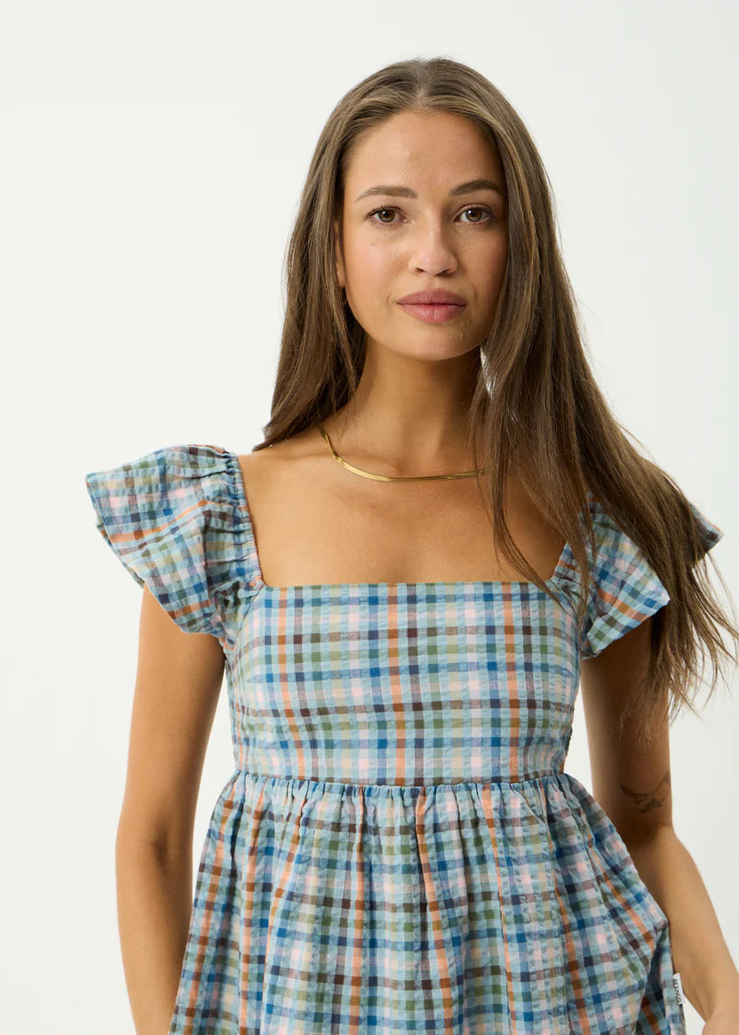 AFENDS // Amelie Check Top MULTI