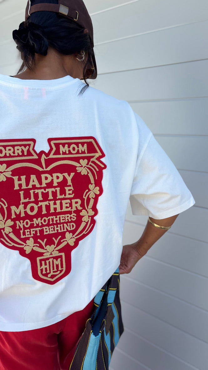 Sorry Mom Tee WHITE