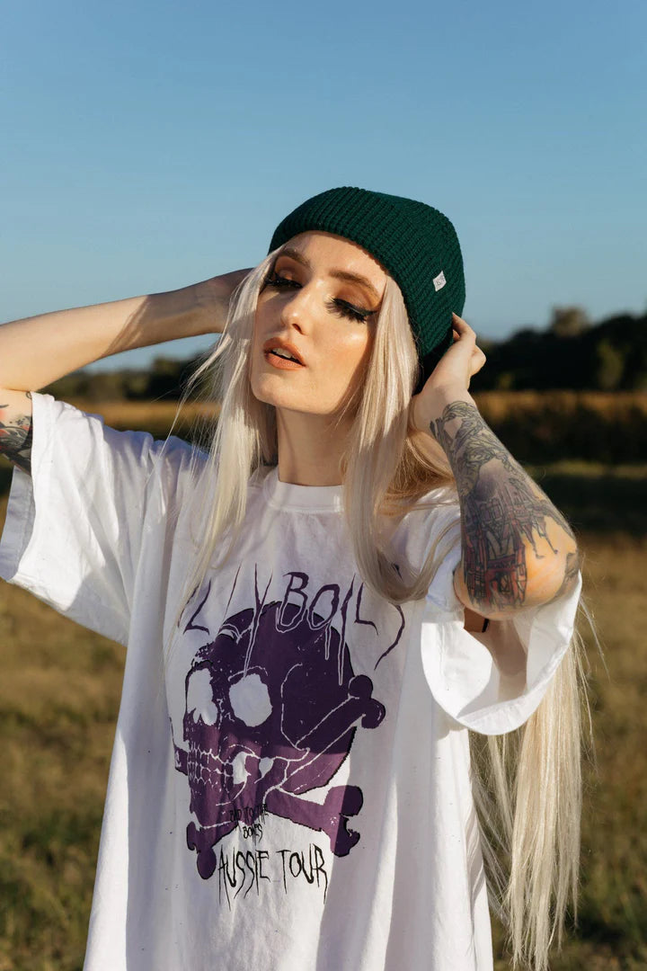 BILLY BONES // Moss Pit Waffle Knit Beanie