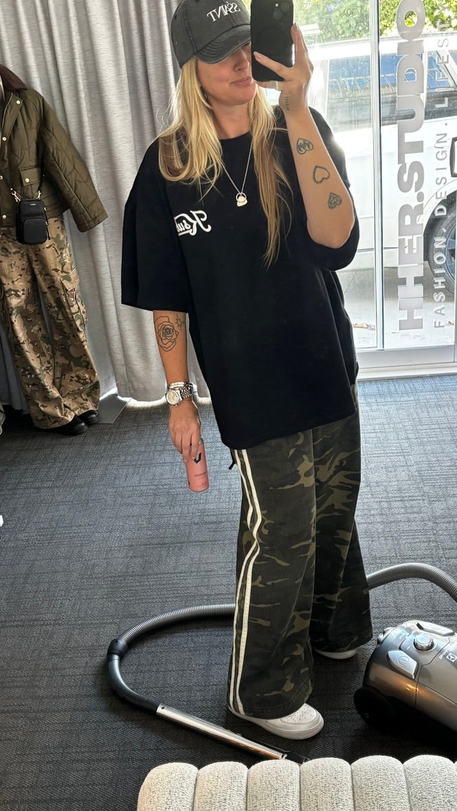 Myla Wide Leg Pant CAMO