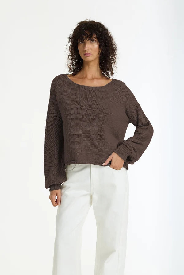 Close Sweater CHOCOLATE