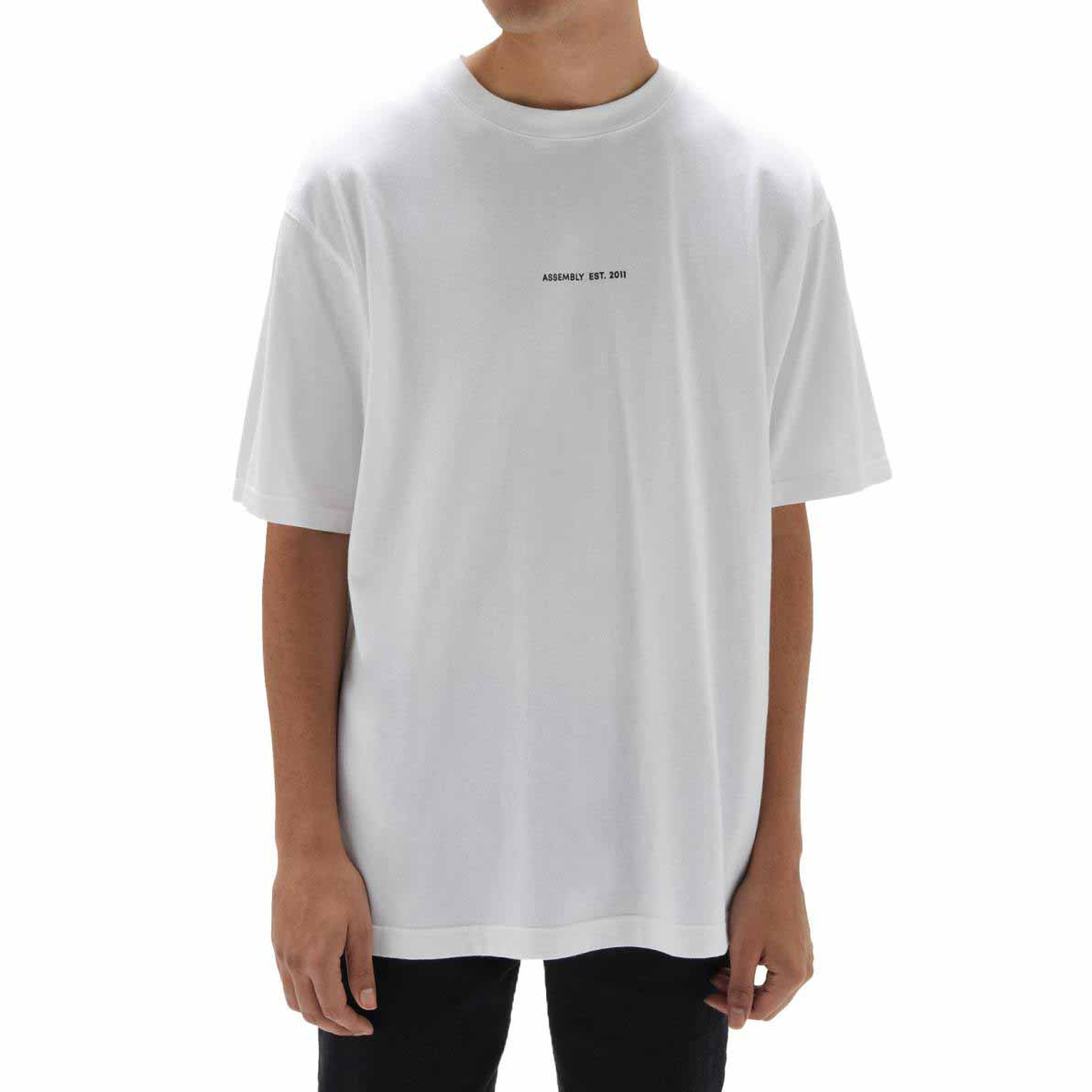 ASSEMBLY LABEL // Mens Established Tee WHITE