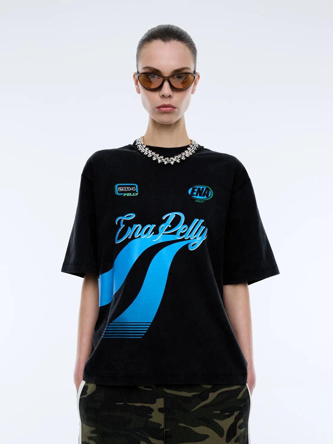 ENA PELLY // Highway 14 Tee WASHED BLACK