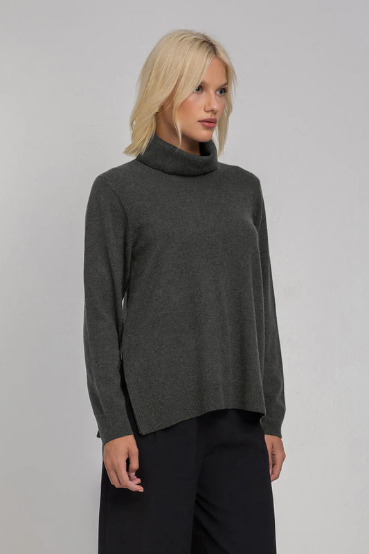 BLAK // Kendra Sweater CHARCOAL MARLE