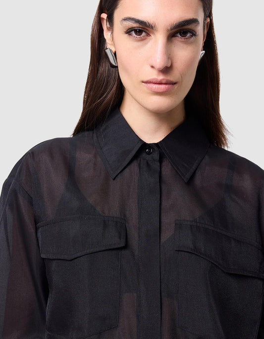 MOSSMAN // Oasis Shirt BLACK