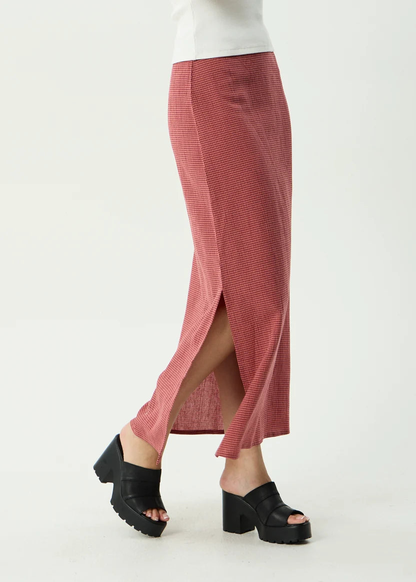Kali Maxi Skirt INDY ROSE CHECK