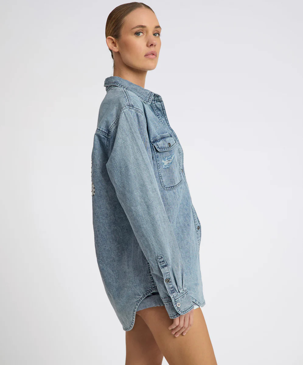 ONE TEASPOON // Limited Edition Denim Shirt SALTY DOG