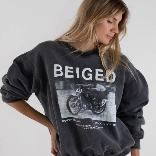 BEIGED // Vintage Moto Sweater