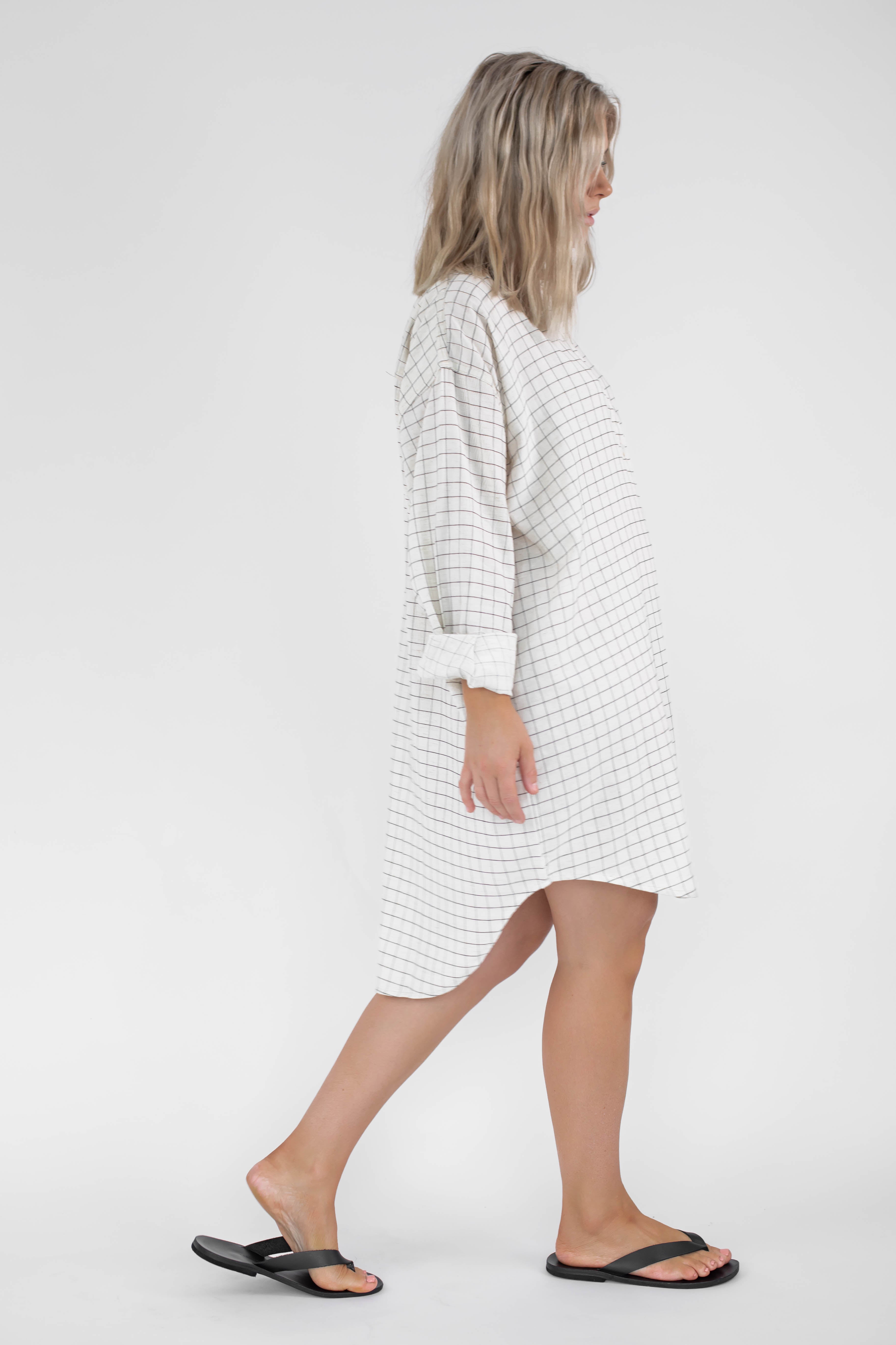 BEIGED // The Everyday Shirt Dress GRID
