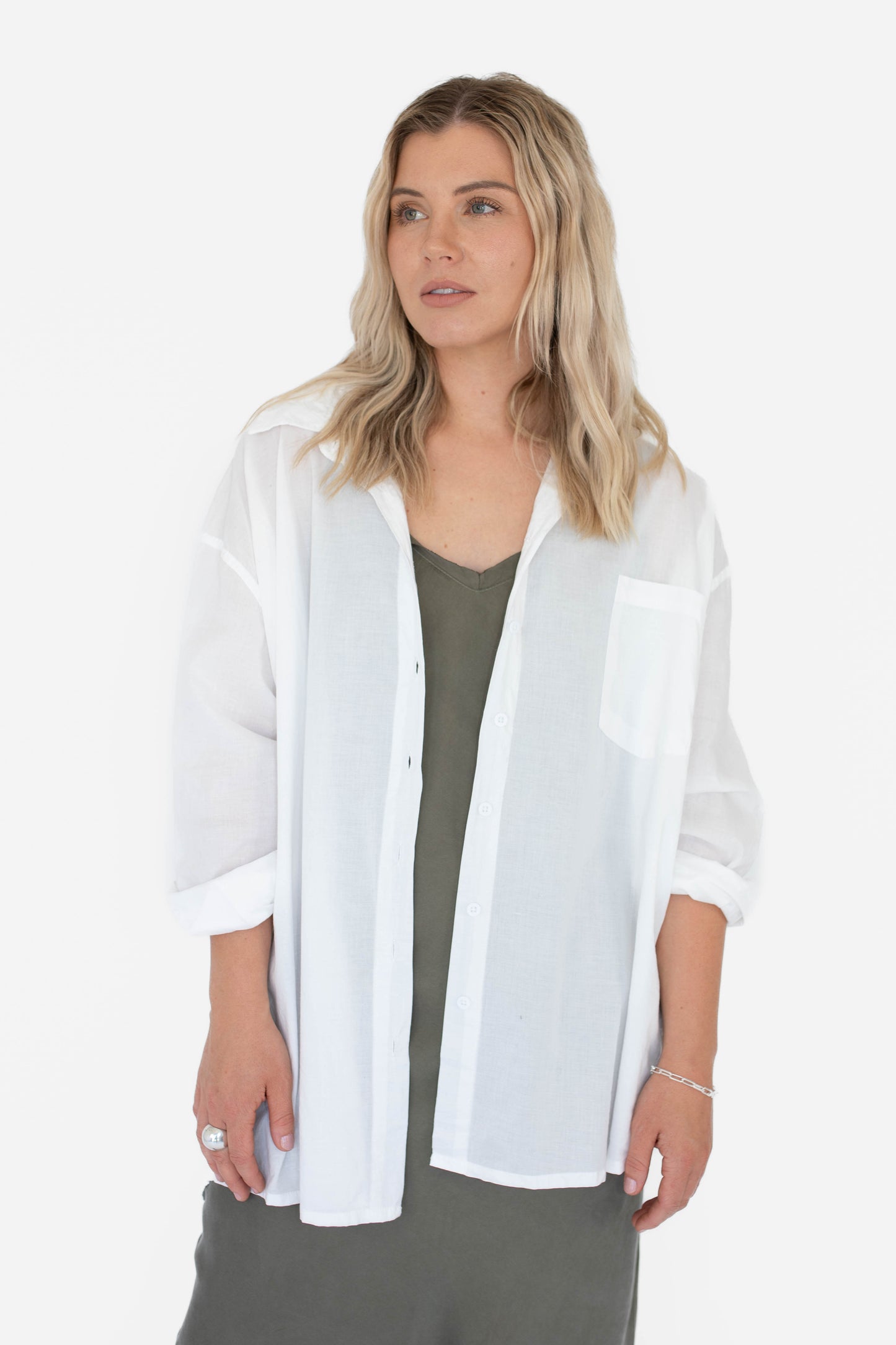 BEIGED // The Everyday Shirt WHITE