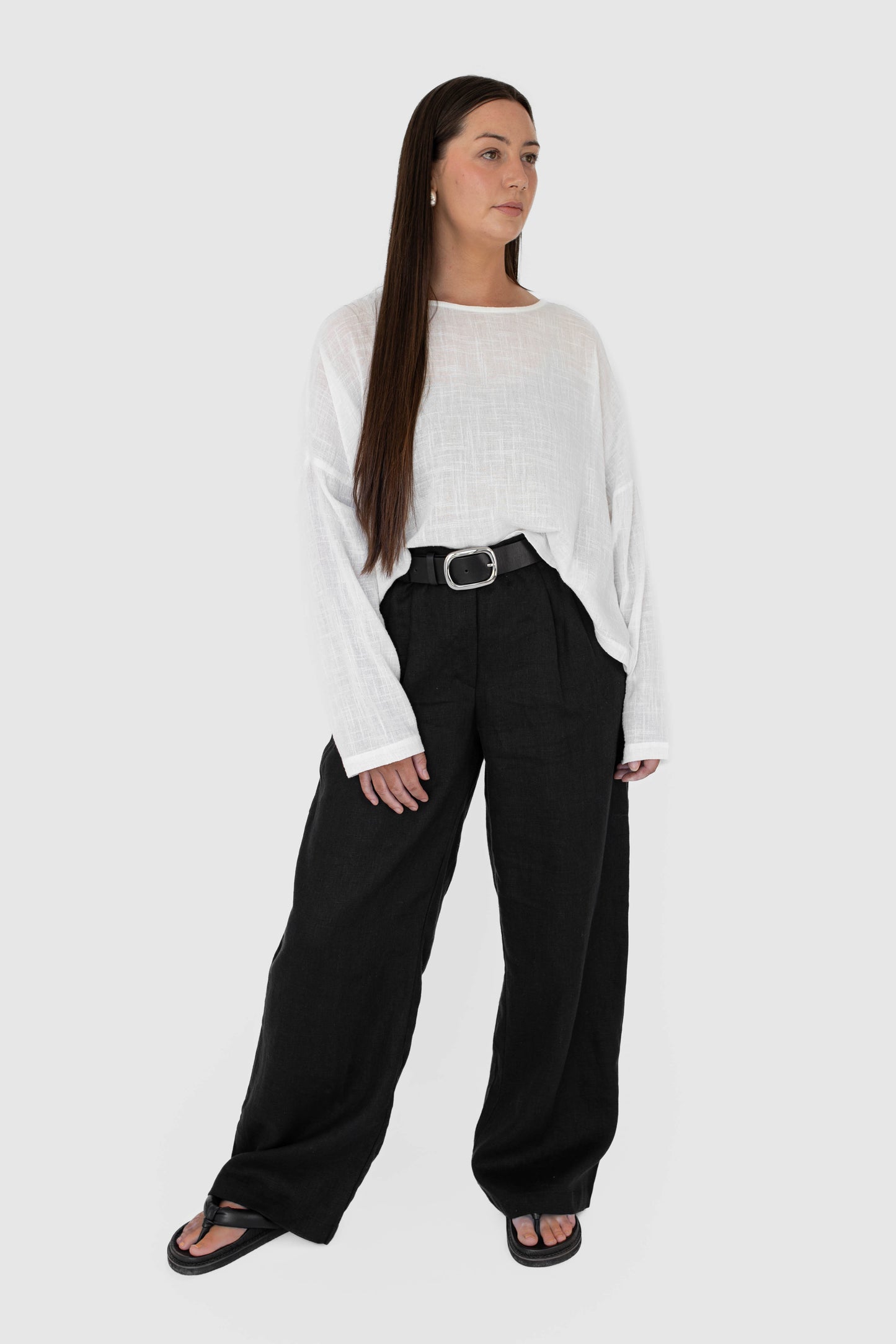 BEIGED // Lu Top WHITE
