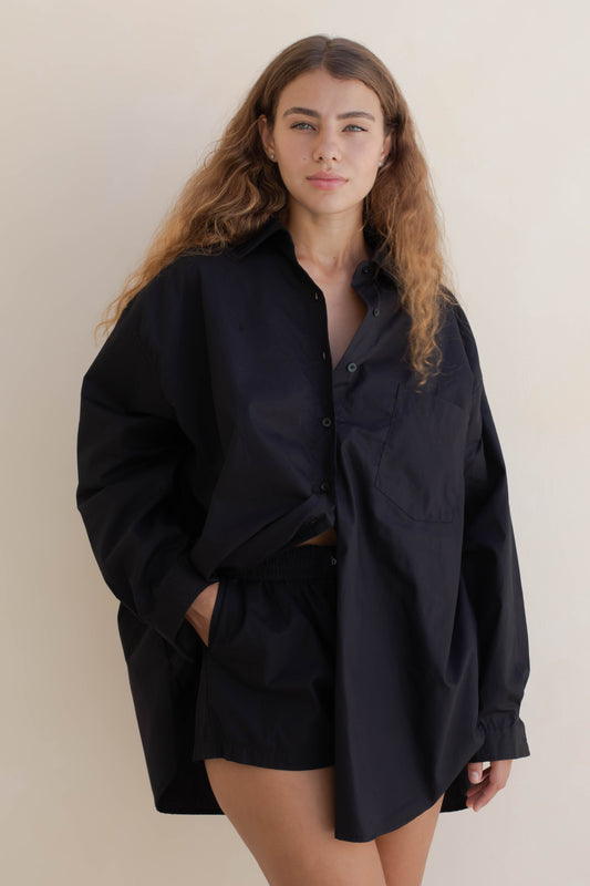 BEIGED // Willa Shirt BLACK