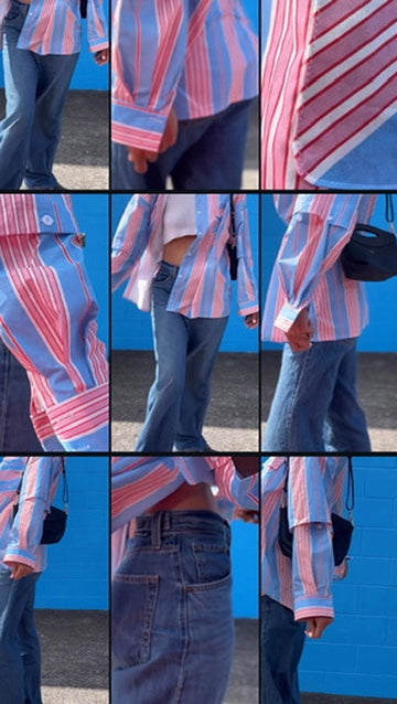 COMMONPLACE // Eastern Shirt BABY BLUE PINK
