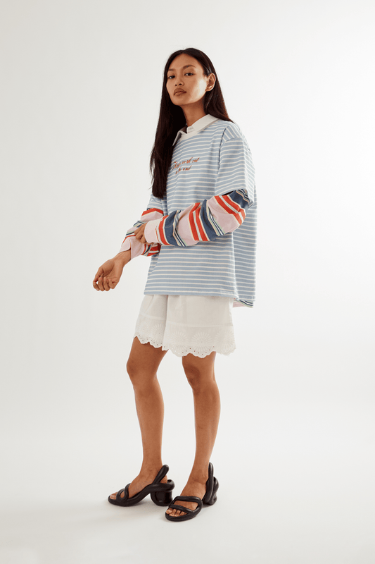 COMMONPLACE // Morale Tee BABY BLUE