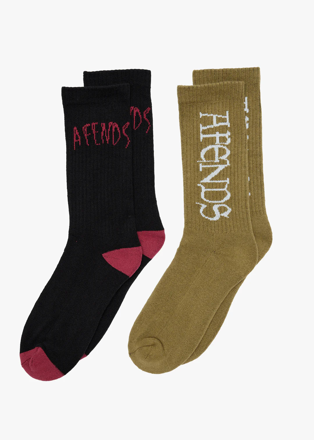 AFENDS // Seeing Double Socks 2Pack