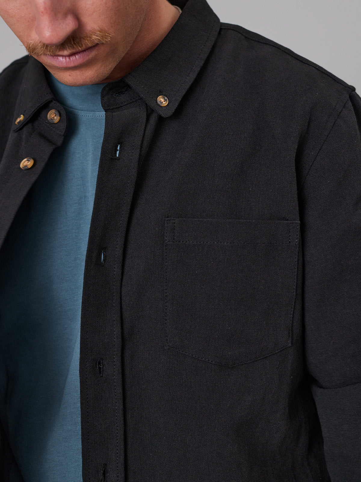 JAF // Anchorage Shirt DEEP BLACK