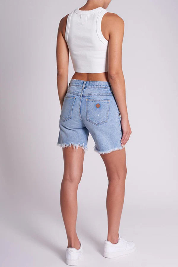 ABRAND // 95 Short Asha Mid VINTAGE BLUE