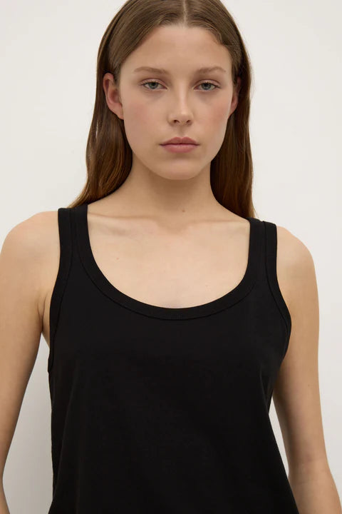 ASSEMBLY LABEL // Adria Jersey Tank BLACK