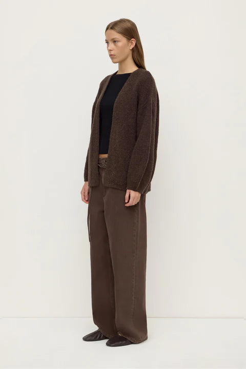 Ariel Knit Cardigan DARK CHOC