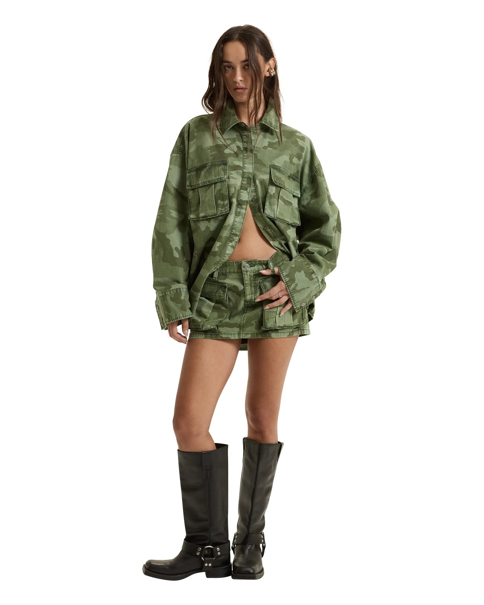 KSUBI // Astra Cargo Shirt HASH CAMO