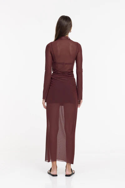 BLAK // Avelina Skirt MAROON