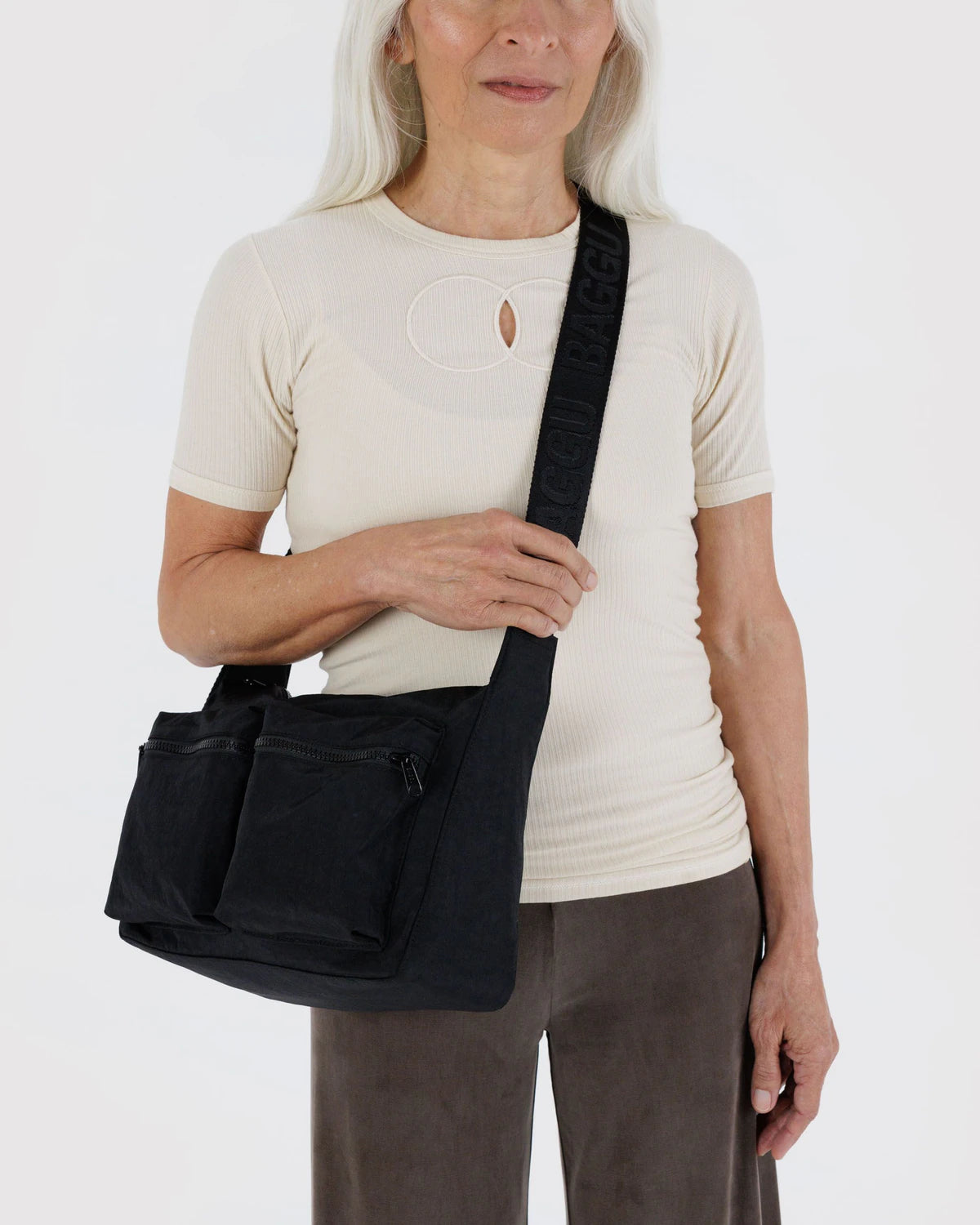 BAGGU // MEDIUM Cargo Crossbody BLACK