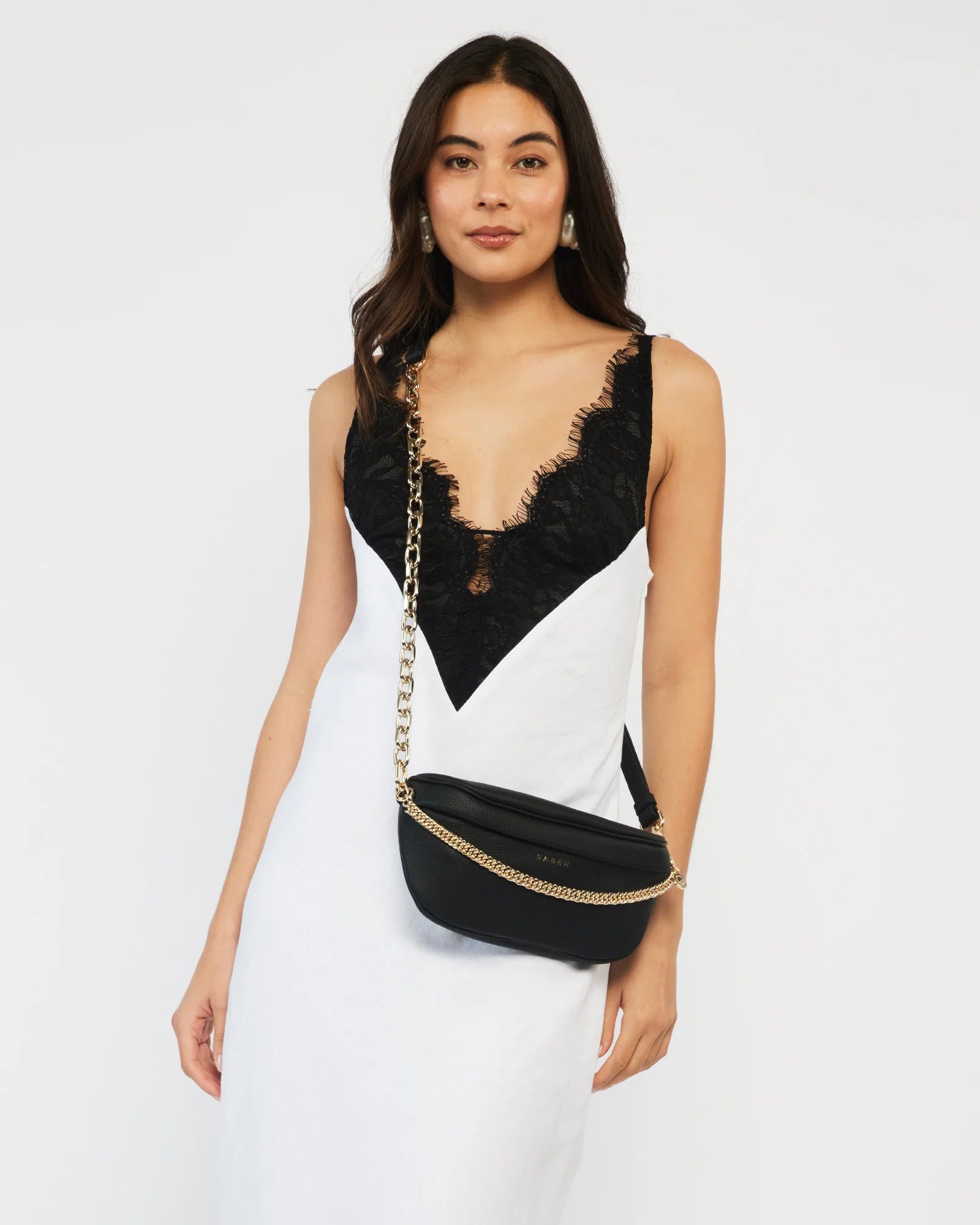 SABEN // Feature Handle GOLD LINK BLACK LEATHER