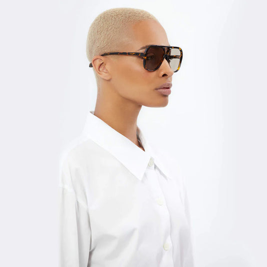 VALLEY // Bang DARK TORT w. MATTE BLACK TRIM/LIGHT BROWN LENS