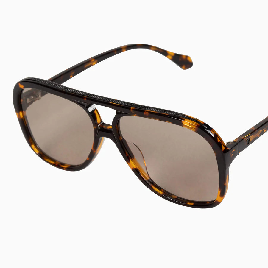 VALLEY // Bang DARK TORT w. MATTE BLACK TRIM/LIGHT BROWN LENS
