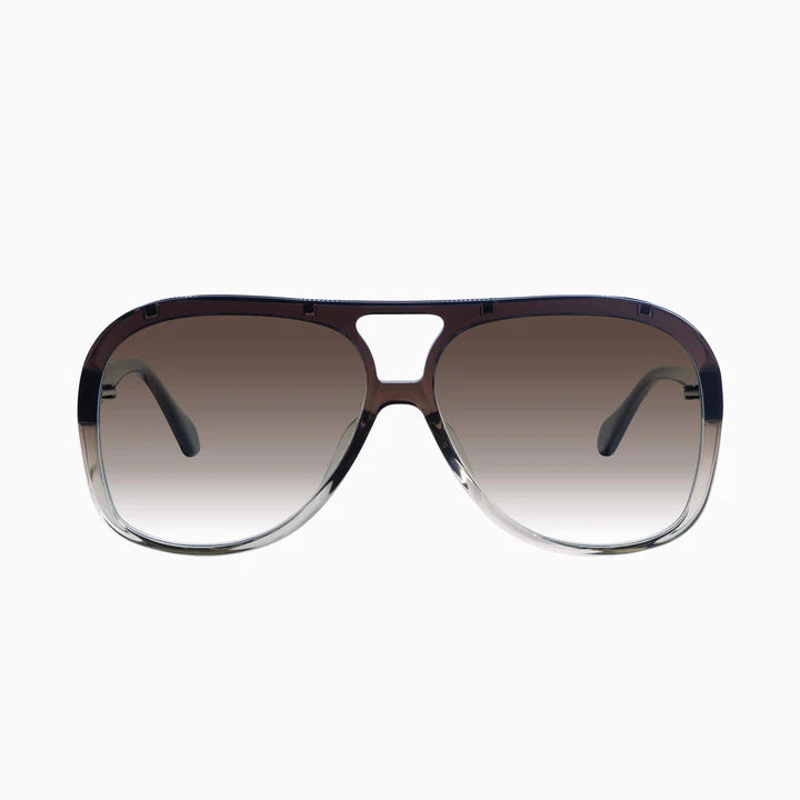 VALLEY // Bang SMOKEY QUARTZ FADE w. GUN METAL TRIM/BROWN GRADIENT LENS