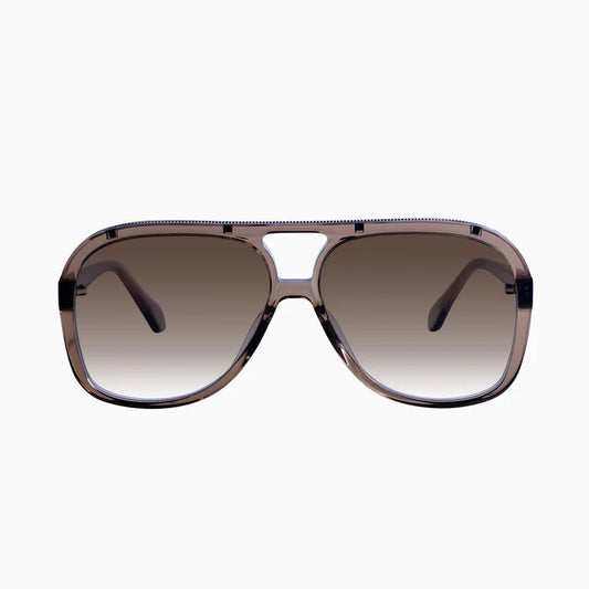 VALLEY // Bang TRANSPARENT MOCHA w. ROSE GOLD TRIM / BROWN GRADIENT LENS