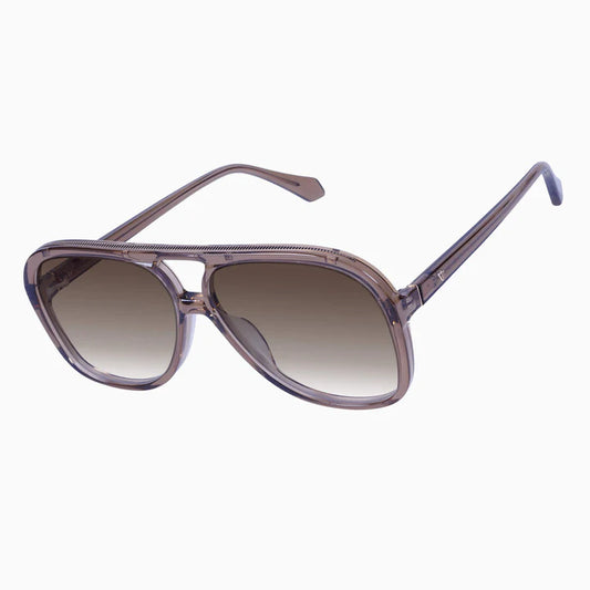 VALLEY // Bang TRANSPARENT MOCHA w. ROSE GOLD TRIM / BROWN GRADIENT LENS