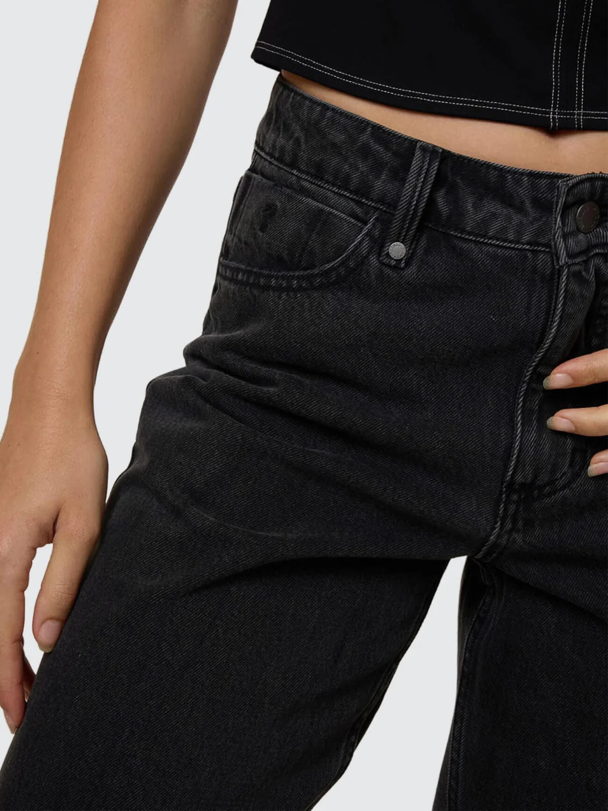 THRILLS // Billie Low Jean ASH BLACK