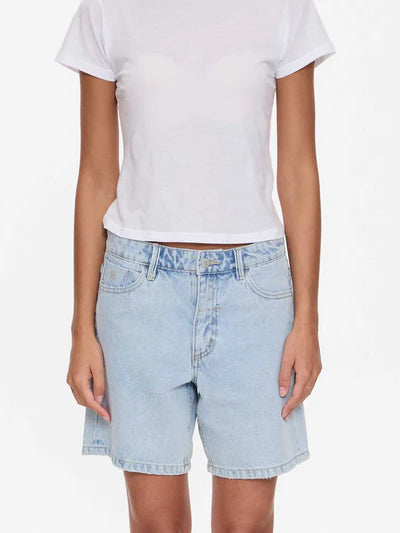 THRILLS // Billie Low Baggy Embro Short SERENITY BLUE